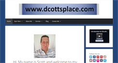 Desktop Screenshot of dscottsplace.com